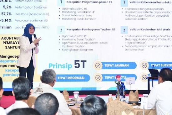 Direktur Utama Jasa Raharja Dewi Aryani Suzana