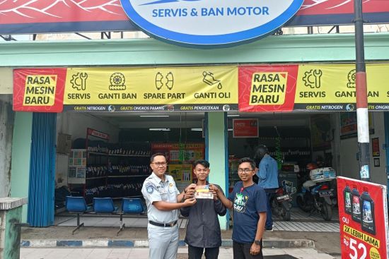 550m3 JASA RAHARJA taat bayar pajak