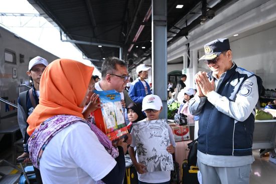 600 2 Jasa Raharja Berangkatkan Ribuan