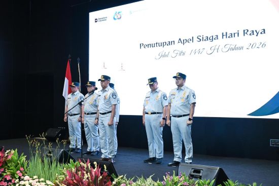559 BN 2 Direktur Utama Jasa Raharja Muhammad Awaluddin memimpin Apel Penutupan Siaga Idulfitri 1447 H 