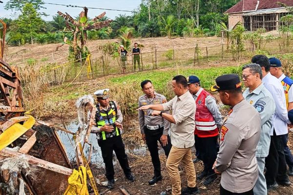 600 Pejabat Jasa Raharja bersama Ditjen Hubdat dan Korlantas Polri meninjau korban kecelakaan 
